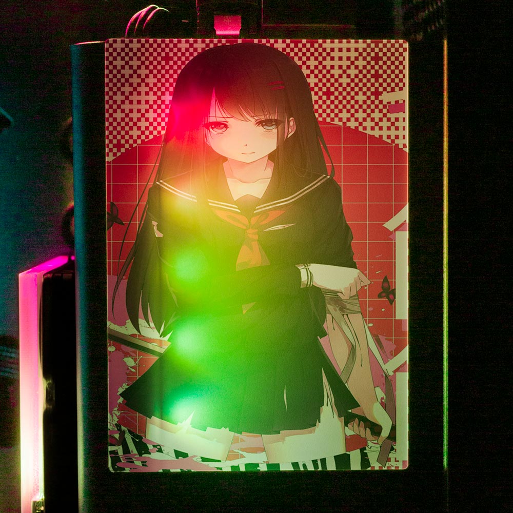 Anime Slice RGB SSD Cover Vertical - Tankuss - V1Tech