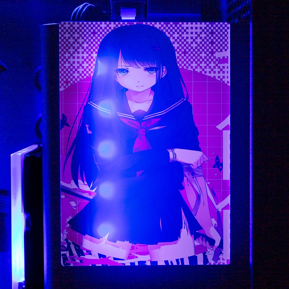 Anime Slice RGB SSD Cover Vertical - Tankuss - V1Tech