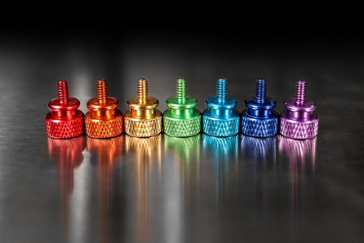 Anodized Thumb Screws (10 Pack) - V1Tech