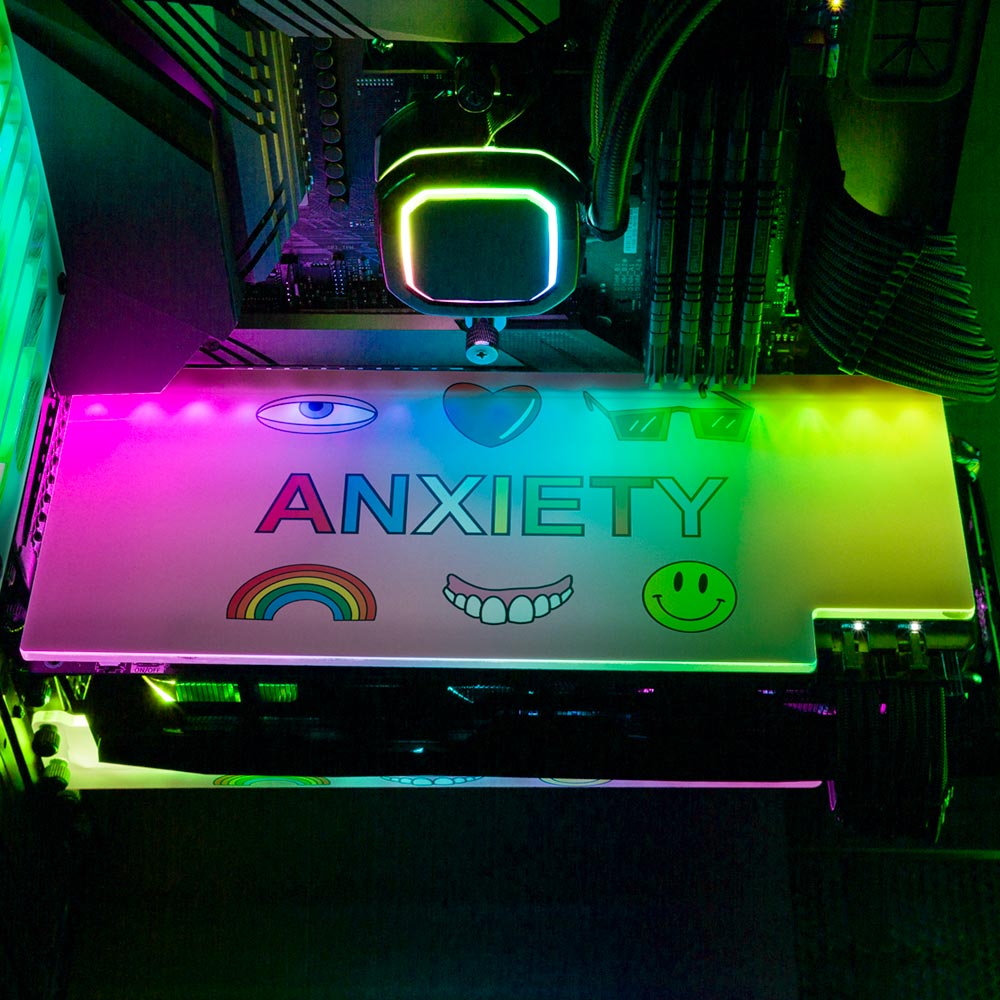 Anxiety RGB GPU Backplate - Javilostcontrol - V1Tech