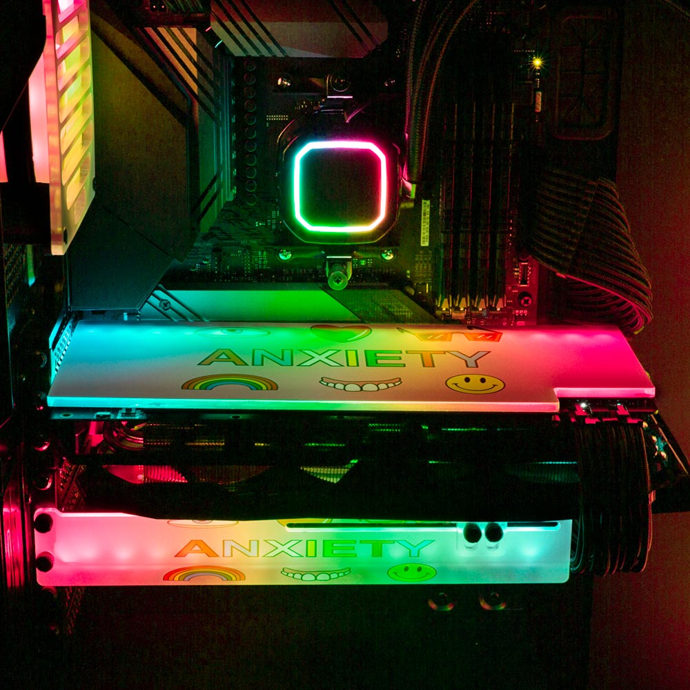 Anxiety RGB GPU Backplate - Javilostcontrol - V1Tech