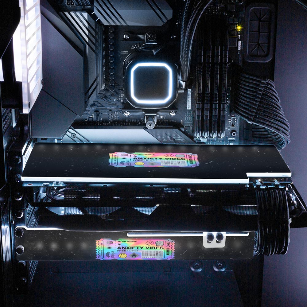 Anxiety Ticket RGB GPU Backplate - Javilostcontrol - V1Tech