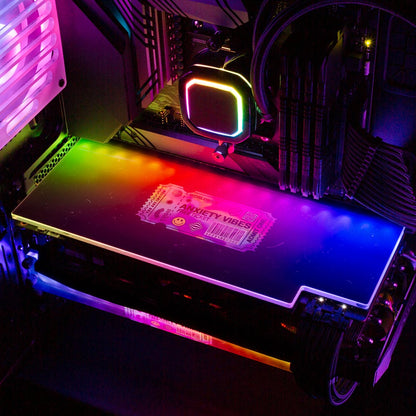 Anxiety Ticket RGB GPU Backplate - Javilostcontrol - V1Tech