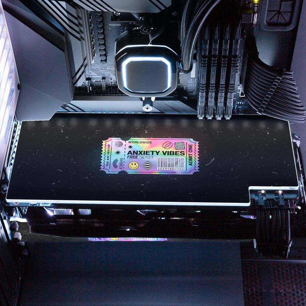 Anxiety Ticket RGB GPU Backplate - Javilostcontrol - V1Tech