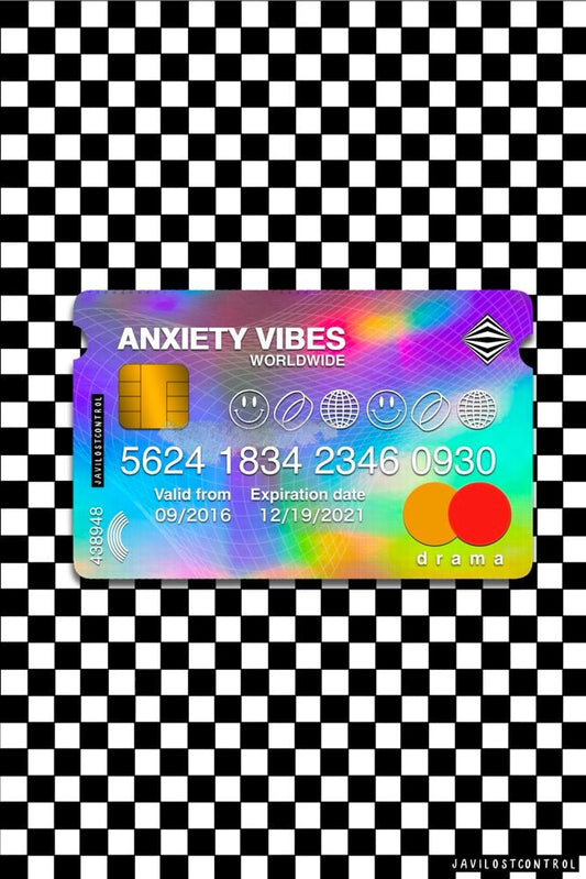 Anxiety Vibes Worldwide Plexi Glass Wall Art - Javilostcontrol - V1Tech