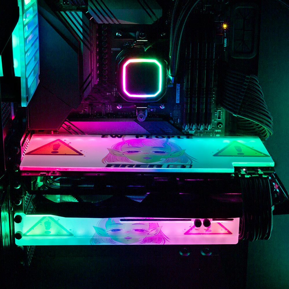 Area 51 RGB GPU Backplate - YacilArt - V1Tech