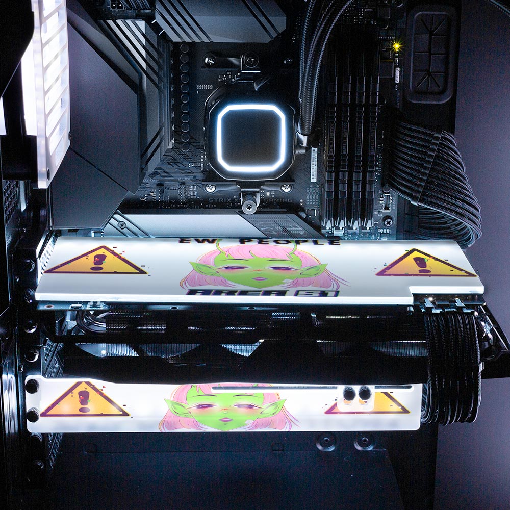 Area 51 RGB GPU Backplate - YacilArt - V1Tech