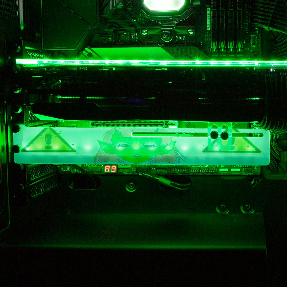 Area 51 RGB GPU Support Bracket - YacilArt - V1Tech