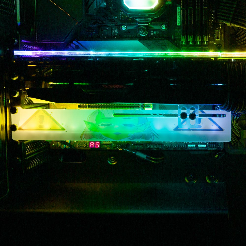 Area 51 RGB GPU Support Bracket - YacilArt - V1Tech