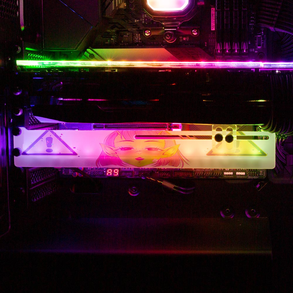 Area 51 RGB GPU Support Bracket - YacilArt - V1Tech