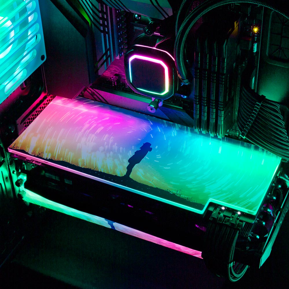 Attraction RGB GPU Backplate - Ismaeel Shaikh - V1Tech