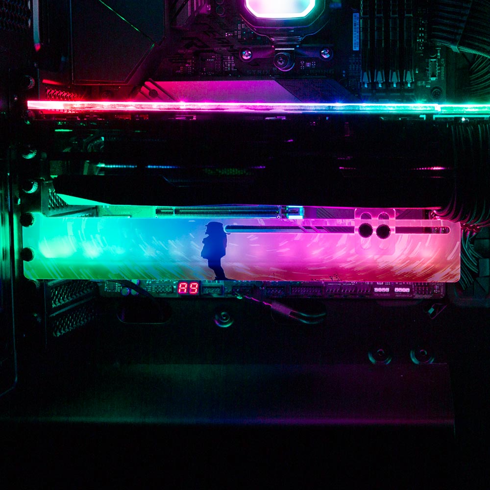 Attraction RGB GPU Support Bracket - Ismaeel Shaikh - V1Tech