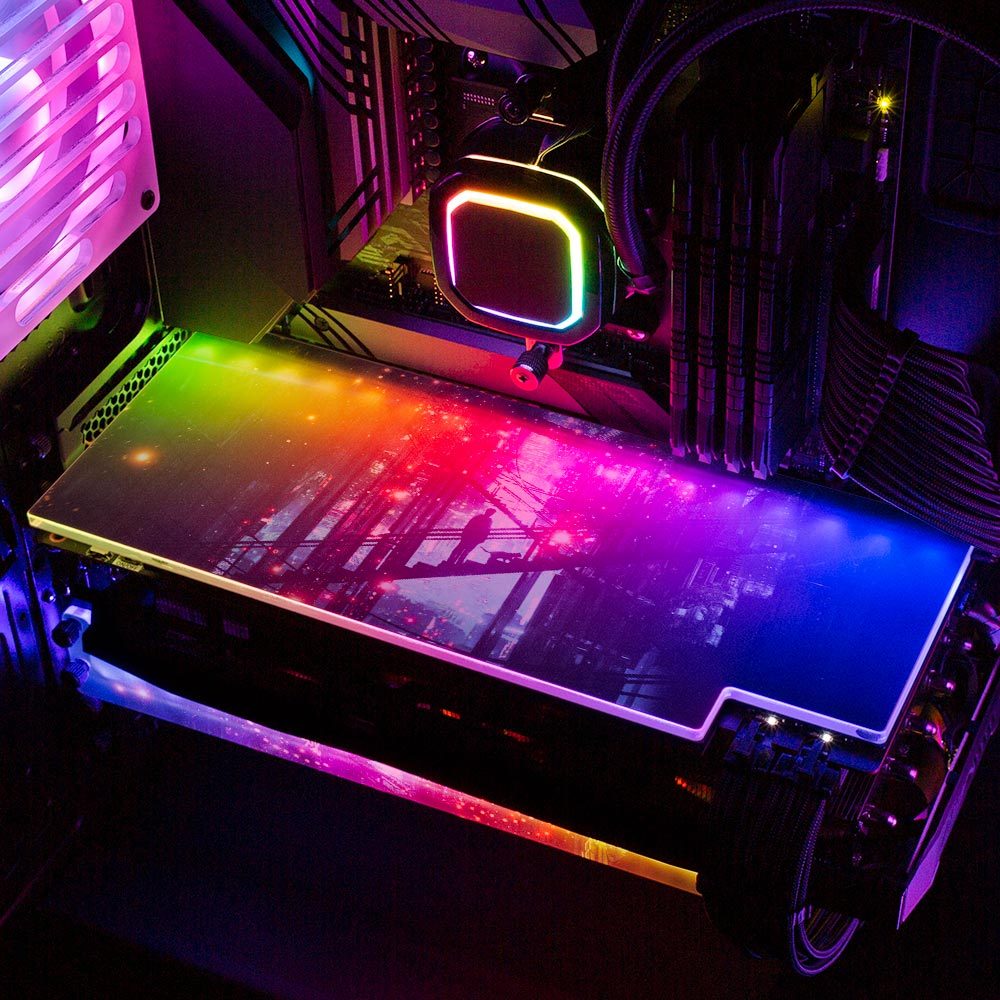 Back Home RGB GPU Backplate - Dan Giuz - V1Tech