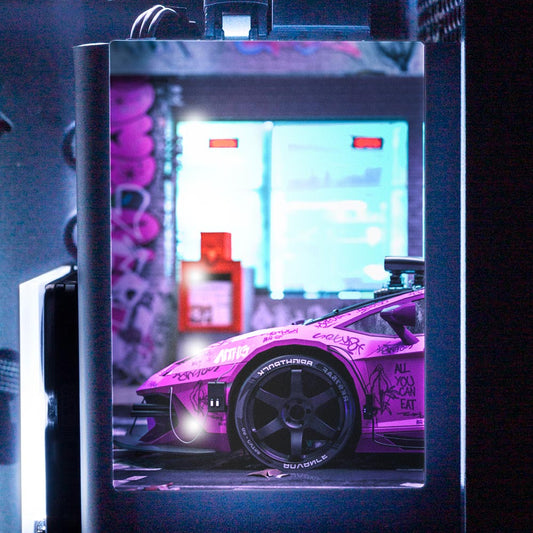 Bad Flamingo 2 RGB SSD Cover Vertical - Skie Graphic Studio - V1Tech