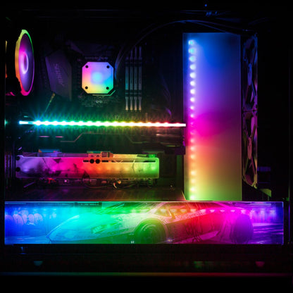 Bad Flamingo RGB PSU Shroud Cover - Skie Graphic Studio - V1Tech