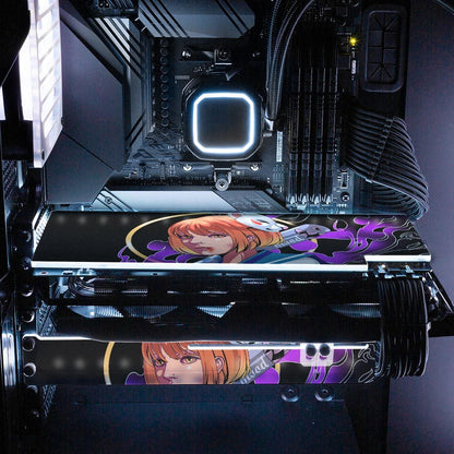 Bad Mood Girl RGB GPU Support Bracket - HeyMoonly - V1Tech