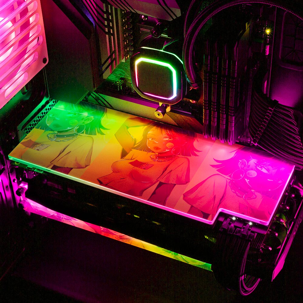 Bad to the Bone RGB GPU Backplate - YacilArt - V1Tech