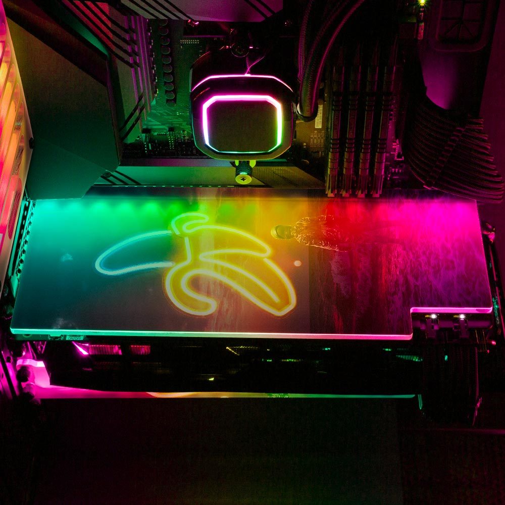 Banana RGB GPU Backplate - Seamless - V1Tech