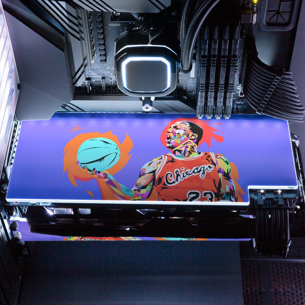 Basketball MVP RGB GPU Backplate - Technodrome1 - V1Tech