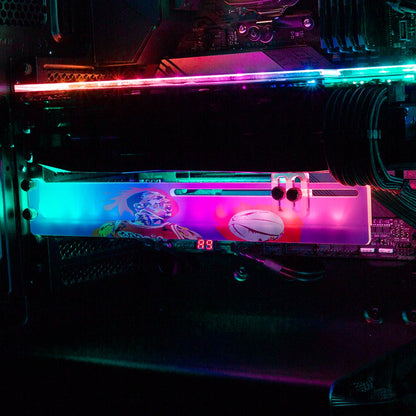 Basketball MVP RGB GPU Support Bracket - Technodrome1 - V1Tech