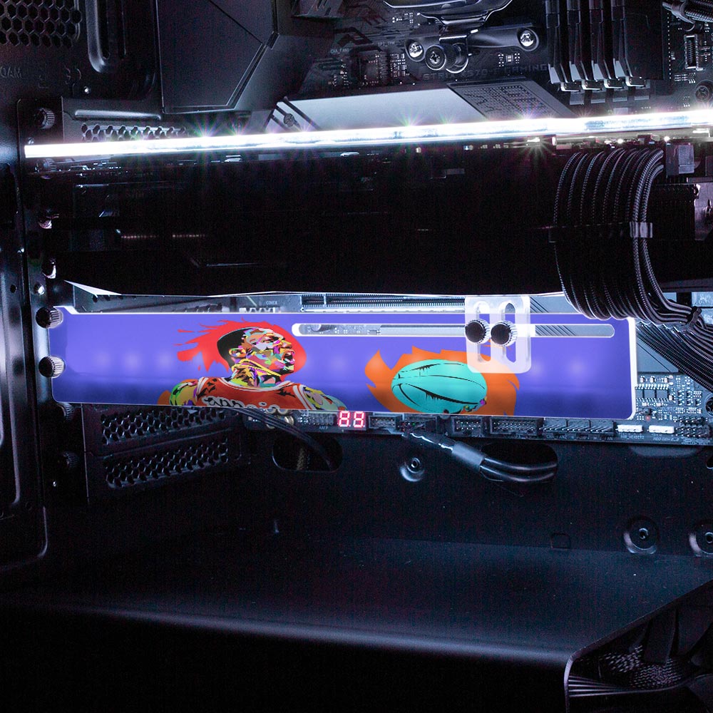 Basketball MVP RGB GPU Support Bracket - Technodrome1 - V1Tech