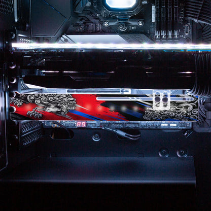 Battle of the Dragons RGB GPU Support Bracket - Daniele Caruso - V1Tech