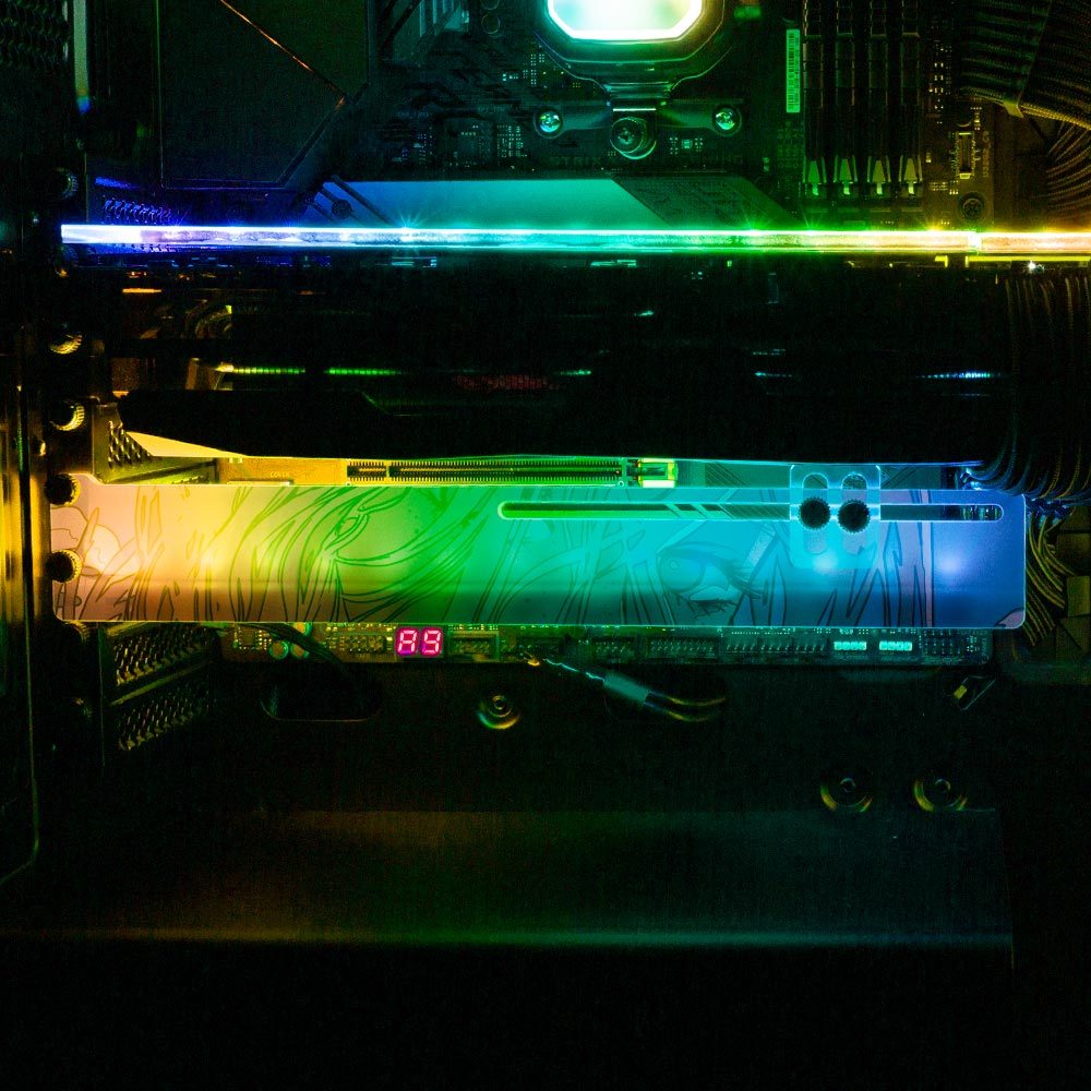 Beach Girl RGB GPU Support Bracket - Annicelric - V1Tech