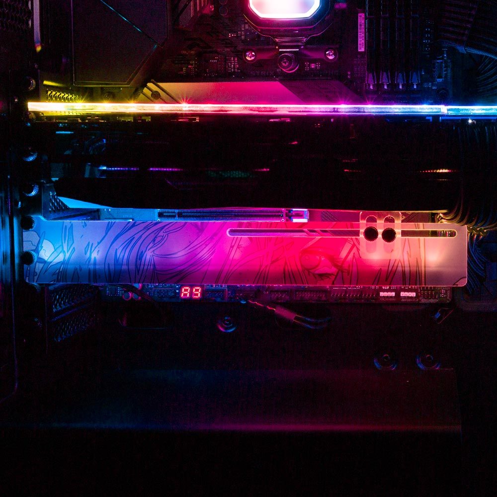 Beach Girl RGB GPU Support Bracket - Annicelric - V1Tech