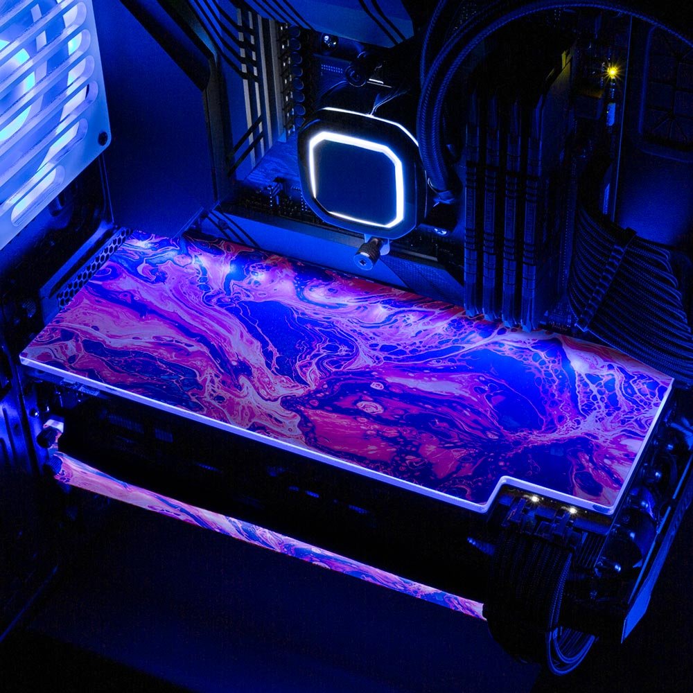 Believe in Yourself RGB GPU Backplate - Geoglyser - V1Tech