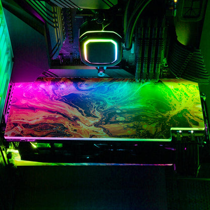 Believe in Yourself RGB GPU Backplate - Geoglyser - V1Tech