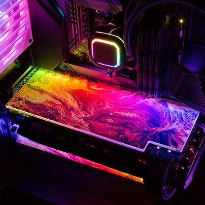 Believe in Yourself RGB GPU Backplate - Geoglyser - V1Tech