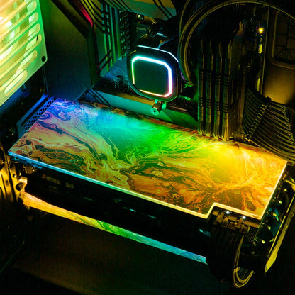 Believe in Yourself RGB GPU Backplate - Geoglyser - V1Tech