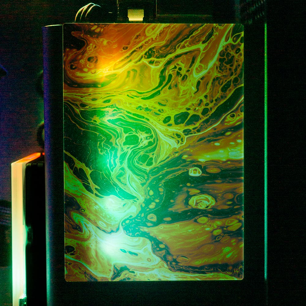 Believe in Yourself RGB SSD Cover Vertical - Geoglyser - V1Tech