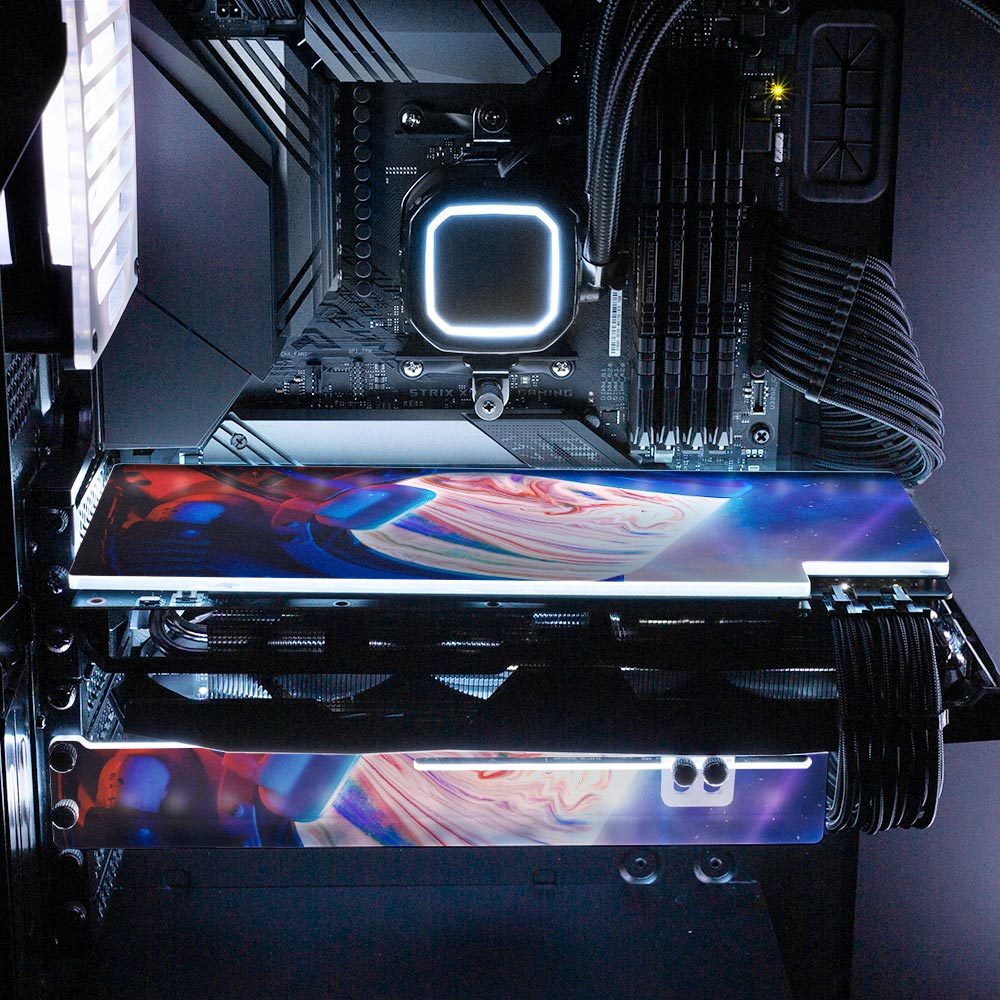 Between Worlds RGB GPU Backplate - Seamless - V1Tech