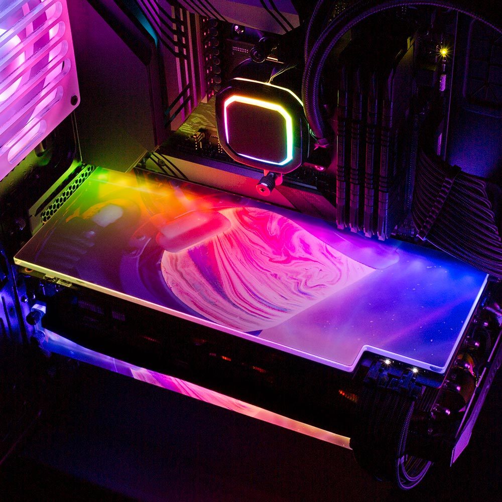 Between Worlds RGB GPU Backplate - Seamless - V1Tech