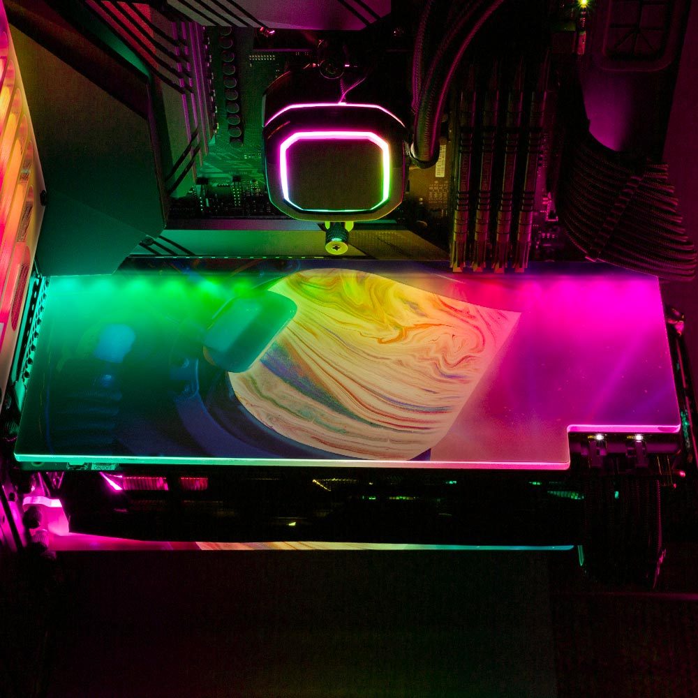 Between Worlds RGB GPU Backplate - Seamless - V1Tech