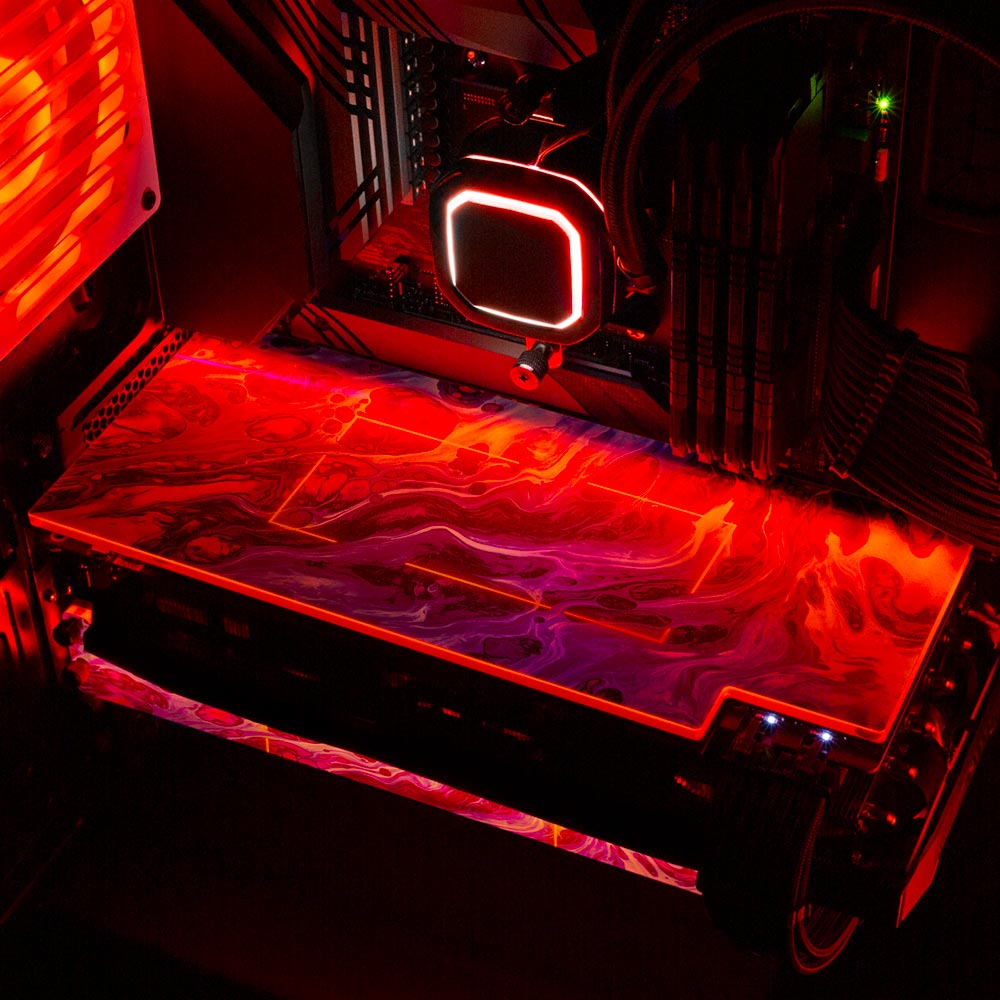 Beyond Sight RGB GPU Backplate - Geoglyser - V1Tech