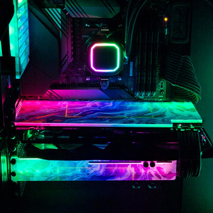 Beyond Sight RGB GPU Backplate - Geoglyser - V1Tech