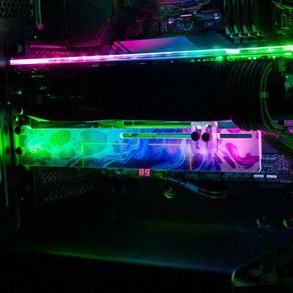 Beyond Sight RGB GPU Support Bracket - Geoglyser - V1Tech