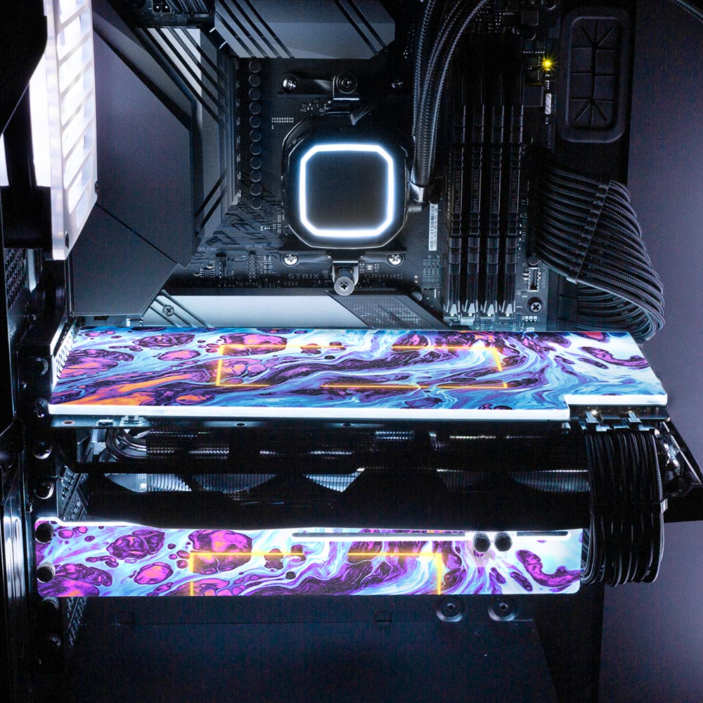 Beyond Sight RGB GPU Support Bracket - Geoglyser - V1Tech