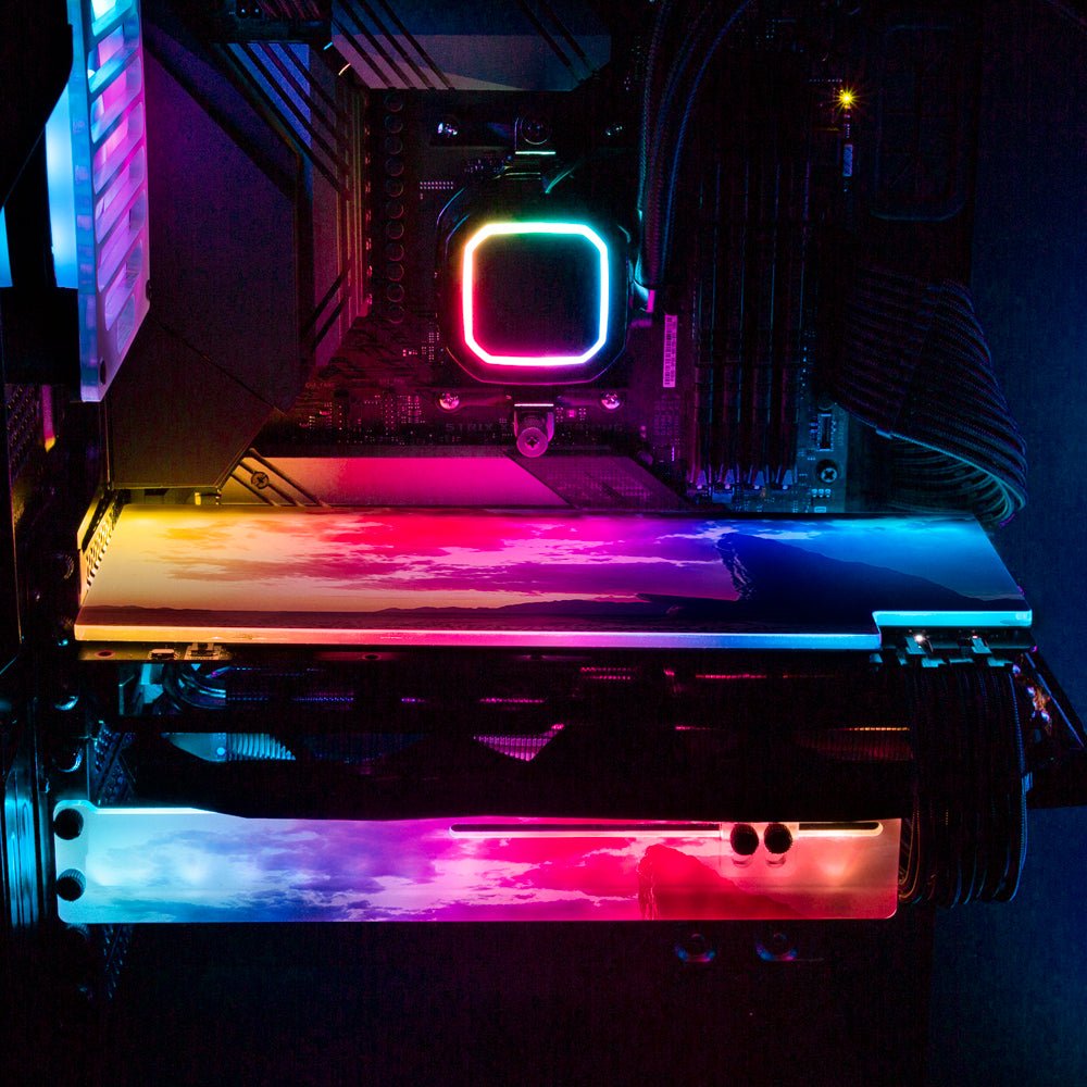 Big Cat Reflection RGB GPU Backplate - Nogar007 - V1Tech