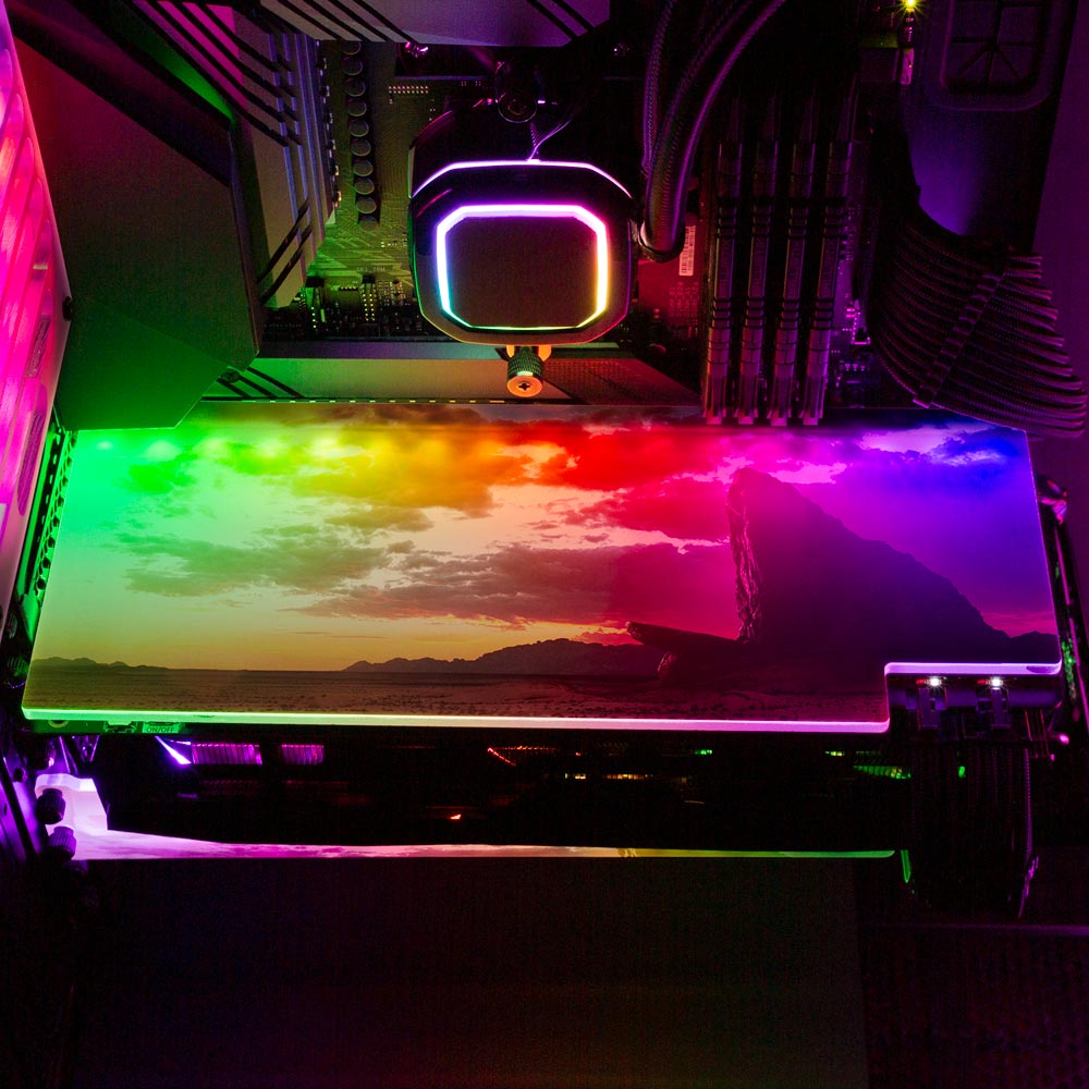 Big Cat Reflection RGB GPU Backplate - Nogar007 - V1Tech