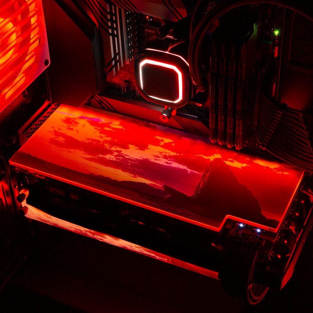 Big Cat Reflection RGB GPU Backplate - Nogar007 - V1Tech