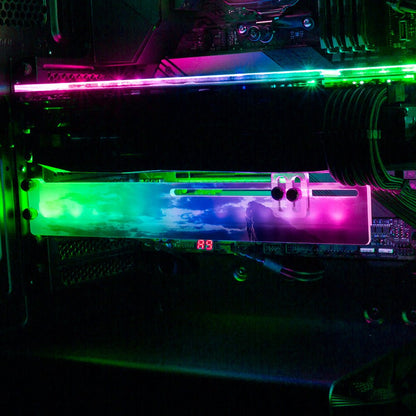 Big Cat Reflection RGB GPU Support Bracket - Nogar007 - V1Tech