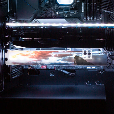 Big Cat Reflection RGB GPU Support Bracket