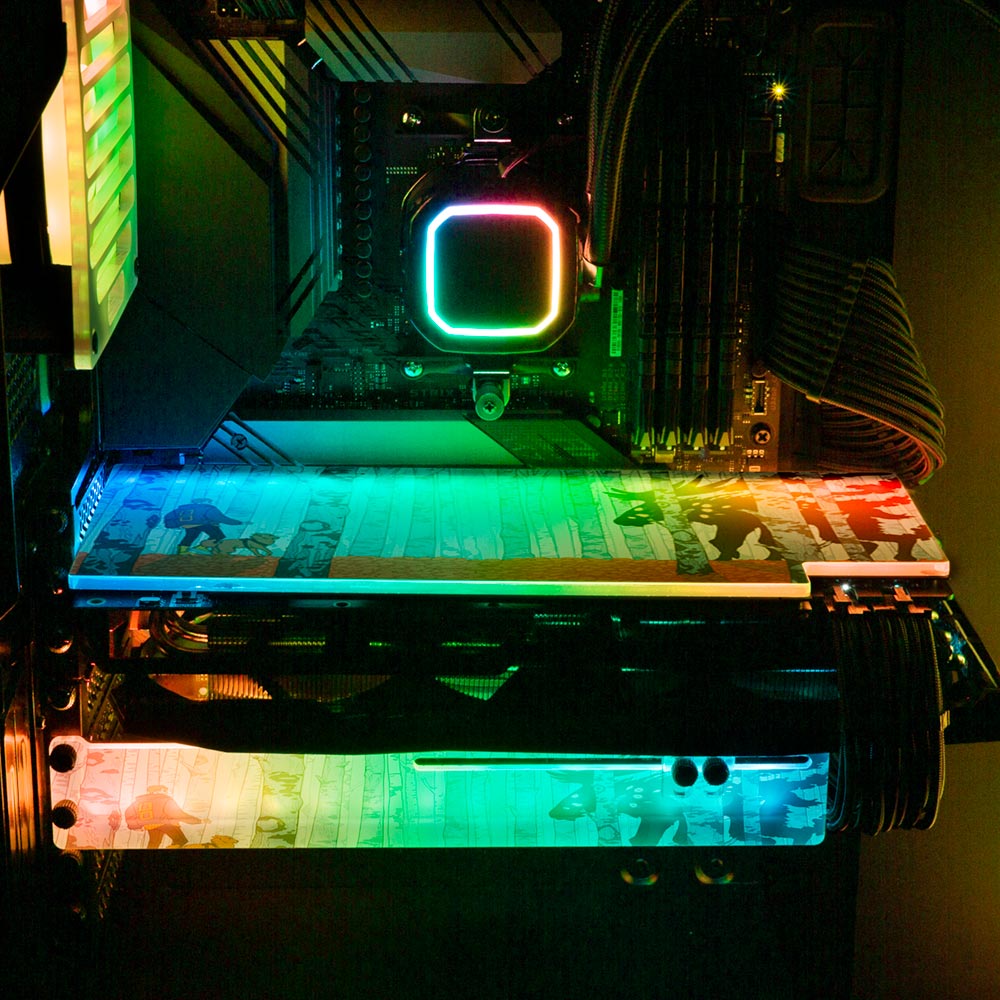 Birch Forest RGB GPU Backplate - Kuurakuu - V1Tech