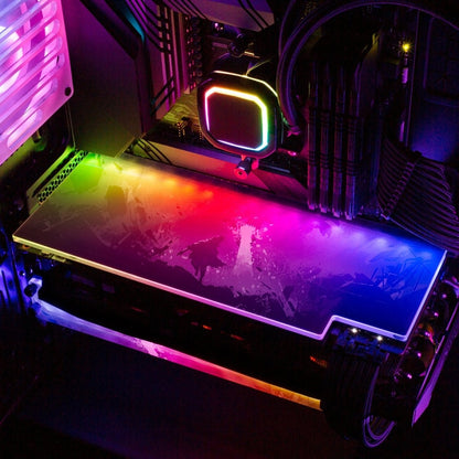 Black Dragon Breath RGB GPU Backplate - V1Tech