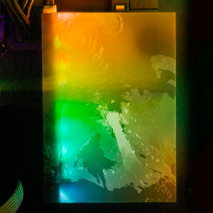 Black Dragon Breath RGB HDD Cover Vertical - V1Tech