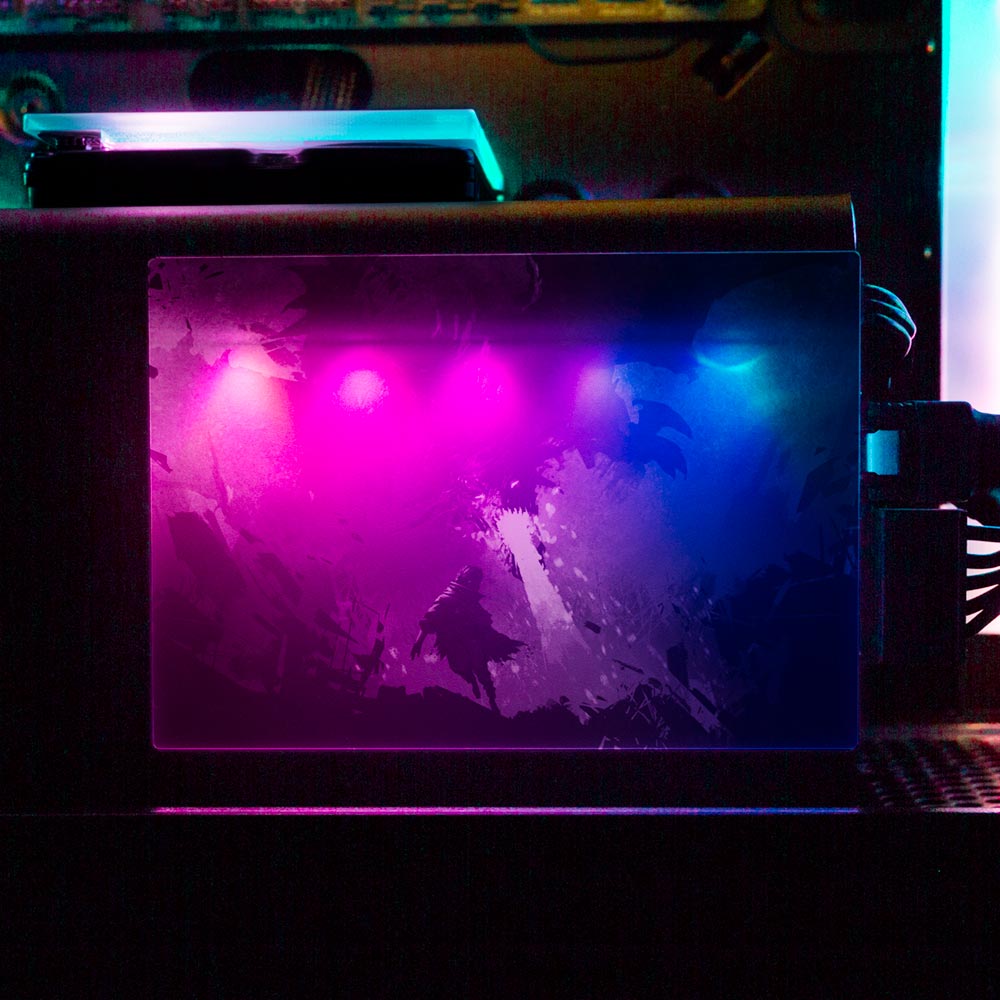 Black Dragon Breath RGB SSD Cover Horizontal - V1Tech