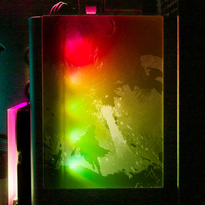 Black Dragon Breath RGB SSD Cover Vertical - V1Tech